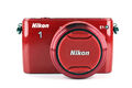 Nikon 1 S1 rot + Nikon 1 Nikkor 11-27,5 mm F/3,5-5,6 rot -spiegellose Kamera Set