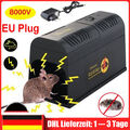 8000V Elektrische Rattenfalle Elektronische Mausefalle Innen und Außenbereich DE