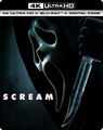 SCREAM (U.S. EXCLUSIVE STEELBOOK 4K Ultra HD +Blu-ray +Digital, 2022) NEW