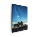 Leinwand-Bilder Kosmos Fallende Sterne stereotype Nacht Größe: 30x40-80x120 cm