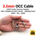 Occ HiFi Balanced Cable For Sony MDR 1A Audio Technica ATH Headphone Line Wire