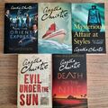 Agatha Christie 5 Buch Konvolut Orient Express Tod Nil braun Anzug Stile Böse 