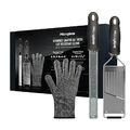 Microplane Gourmet Reiben Set & Handschuh Limited