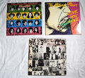 3 x The Rolling Stones - Some Girls - Love You Live - Exile On Main St - LP