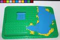 Lego Duplo - große 3D Bauplatte - Hügelplatte See Fluss Berg - Zoo - Platte