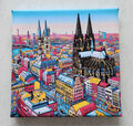 Leinwandbild Köln Cologne 20 x 20 cm Fotoleinwand Bild Foto Leinwand