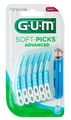 GUM SOFT-PICKS Advanced Small, 30 Stück mit Reiseetui Zahnzwischenraumbürste