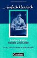 Kabale und Liebe - Schülerheft von Friedrich von Schiller | Buch | Zustand gut