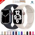 Sport Armband für Apple Watch Series 8 7 6 5 4 3 2 SE Silikon Band iWatch Ersatz