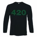 Langarm-T-Shirt 420 Marihuana Cannabis