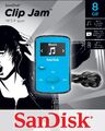 SanDisk Sansa Für 2000 Lieder Blau Clip Jam 8GB MP3 Player Mit -uk