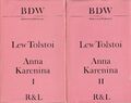 Buch: Anna Karenina, Tolstoi, Lew. 2 Bände, 1974, Rütten & Loening, BDW