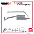 Endschalldämpfer Mittelrohr VW Polo 1.2i Skoda Fabia 2005-2009 Schrägheck