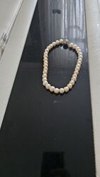 Seltene Große 12-13mm Natürliche Barock Weiße Süßwasser Perlen Halskette 18''