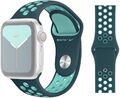 Original Apple Nike Sport Armband M/L 38/40/41mm MXQX2Z Midnight Turquoise/Green