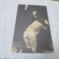 Vintage Französische nackte Postkarte Fotokarte  Nude Akt Erotik  (AA16)