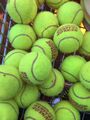 50 gebrauchte Tennisbälle - außen oder  Innen gespielt