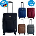 Stoff Koffer Kofferset Trolley Reisekoffer Taschen Gepäck Handgepäck bordcase M