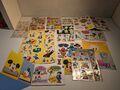 Große Vintage Sticker Aufkleber Tattoo  Walt Disney Konvolut 