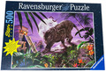 Ravensburger Star Line Puzzle 500 Teile leuchtet im Dunkeln Panther Motiv 2002