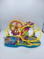 Vintage Polly Pocket 2002 Amusement Park•Freizeitpark•Riesenrad Achterbahn•