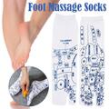 2X Reflexologie Chart Socken 2-Zehen Split Foot Massage Meridian Strumpfhose DE