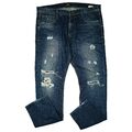 LTB Jonas Herren Jeans Hose Slim Fit destroyed used look 54 W38 L34 38/34 d blau