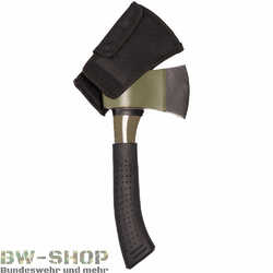 VOLLSTAHLAXT MIT KOPFTASCHE NEU BW ARMEE AXT OUTDOOR CAMPING JAGD BEIL HAMMER