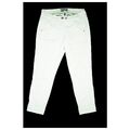 CECIL New York Damen Stretch Jeans Hose Straight mid Rise 40 W30 L28 Weiß Sommer