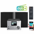auvisio Micro-Stereoanlage mit Webradio, DAB+, FM, CD, Bluetooth, USB, 60 Watt
