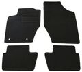 Fußmatten Set für Peugeot 307 Limo Break Autoteppiche mit 100% Passform Schwarz