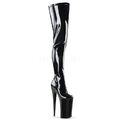 Extreme Plateau Overknee Stiefel BEYOND-4000 Schwarz Extrem Plateau Heels ...