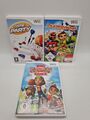 3x Nintendo Wii Big Family Games - Playground - Game Party OVP Familienspiele 