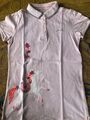 Niedliches Tom Joule Polo Shirt rosa  Einhorn mit Applikation Gr. 152