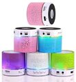 Mini Tragbarer Bluetooth LED Lautsprecher Soundbox Soundstation Musikbox MP3 USB