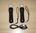2 x Original Sony Move Motion Controller - Playstation 3 / 4 / 5 Ps3 / Ps4 Vr 