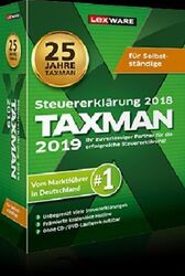 Taxman 2019 für Selbstständige, DVD-ROM DVD-ROM Deutsch 2018 Lexware