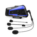 LEXIN B4FM-X Motorrad Headset Bluetooth 5.0 Motorradhelm 10 Fahrer Intercom 2km