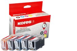 Kores Multi Pack Tinte G1513KIT ersetzt Canon PGI-525BK/CLI-526BK/526C/526M/526Y