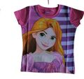 Disney Rapunzel Princess - Kurzärmliges T-Shirt 92-116cm Baumwolle