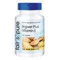 Ingwer 600 mg - 180 Kapseln mit Vitamin E - hochdosiert - vegan | fair & pure