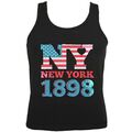 Tank Top VINTAGE NEW YORK CITY AMERIKA CALIFORNIA USA ROUTE 66 BIKERSHIRT NY MOT