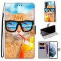 Hülle für Samsung Galaxy S22 Ultra 5G Case Schutz Handy Flip Cover Tasche Etuis