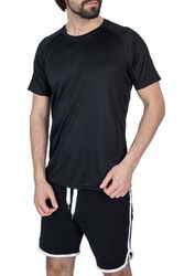 Herren Funktionsshirt Dry-Tech T-Shirt Sportshirt Kurzarm Running Laufshirt 