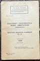 ZWEITER WELTKRIEG: BAU VON DANNERT CONCERTINA DRAHTHINDERNISSEN NR. 21 ORIGINALBUCH 1939