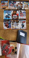 20X ORDNER +10 SONY PLAYSTATION PS2 SET FALKS PALMER SSX FIGHT NBA NHL BASEBALL