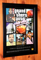 Grand Theft Auto Vice City GTA PS2 Xbox Mini Werbeblatt Gerahmt Poster Ad Framed
