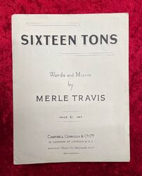 Sixteen Tons - Merle Travis | Notenblatt. MC10