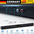 Bluetooth5.0 Soundbar für TV Heimkino 3D Surround Subwoofer Lautsprecher DHL 20W