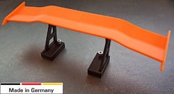 High End Heckspoiler orange für WORX Landroid für M500 M700 usw. Tuning✅Massive stabile Ausführung! ✅ DHL Blitz Versand ✅